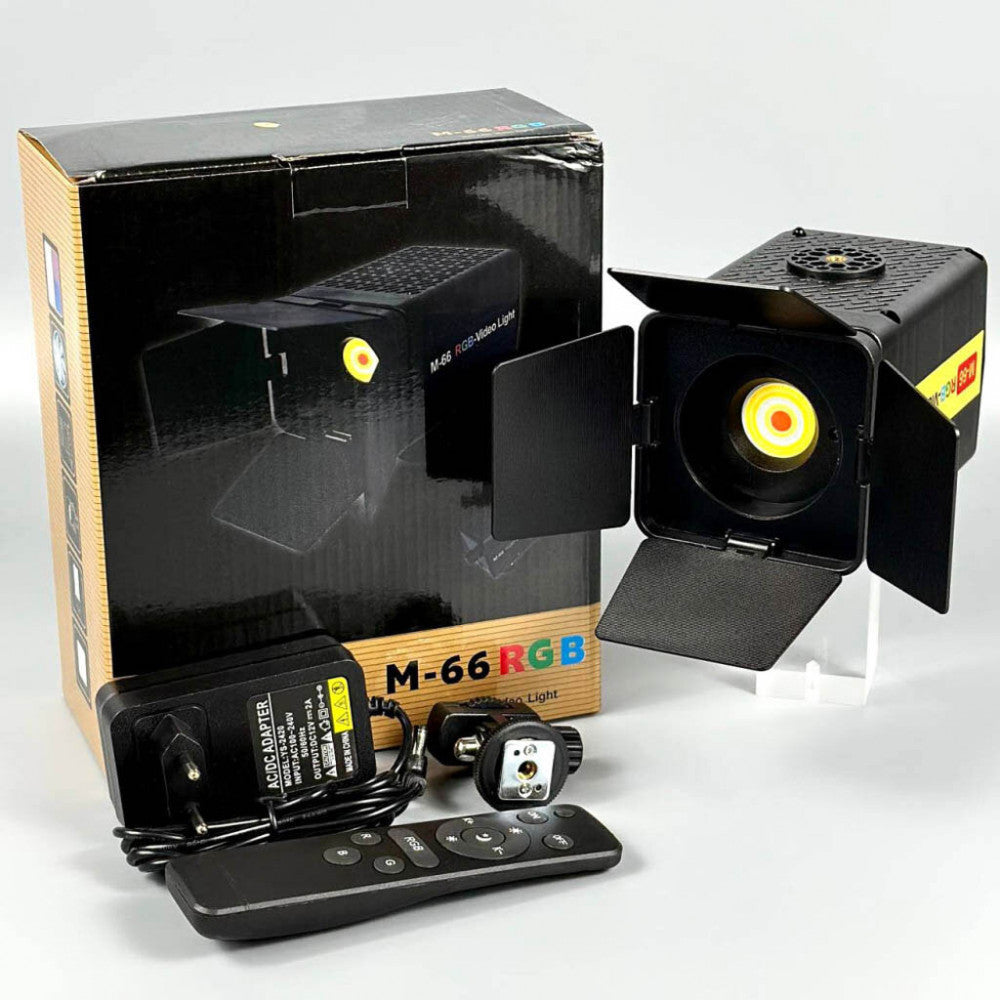 Лампа видеосвет LED M-66 RGB
