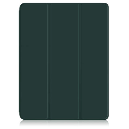 Tri-fold flat with pen slot Book Case iPad 10.9"/11"  — Dark Green