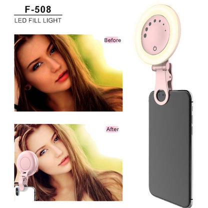 Selfie Flash F-508 (d 75mm) — White