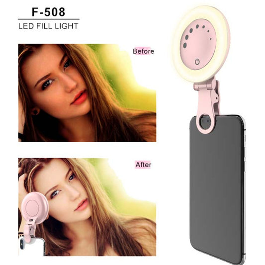 Selfie Flash F-508 (d 75mm) — White