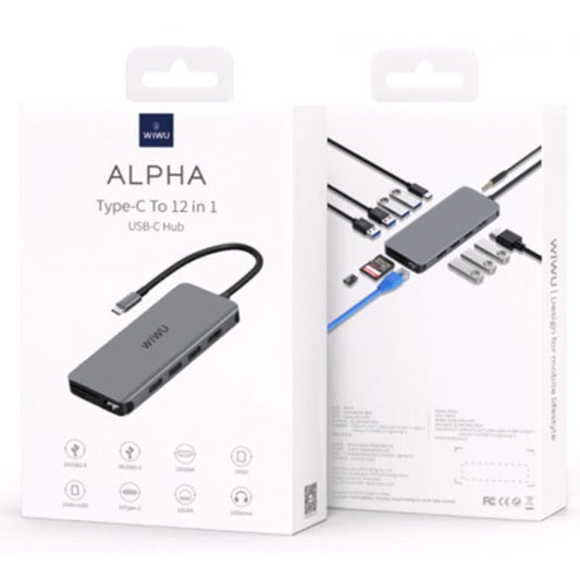 HUB USB C 12 in 1 — WiWU Alpha