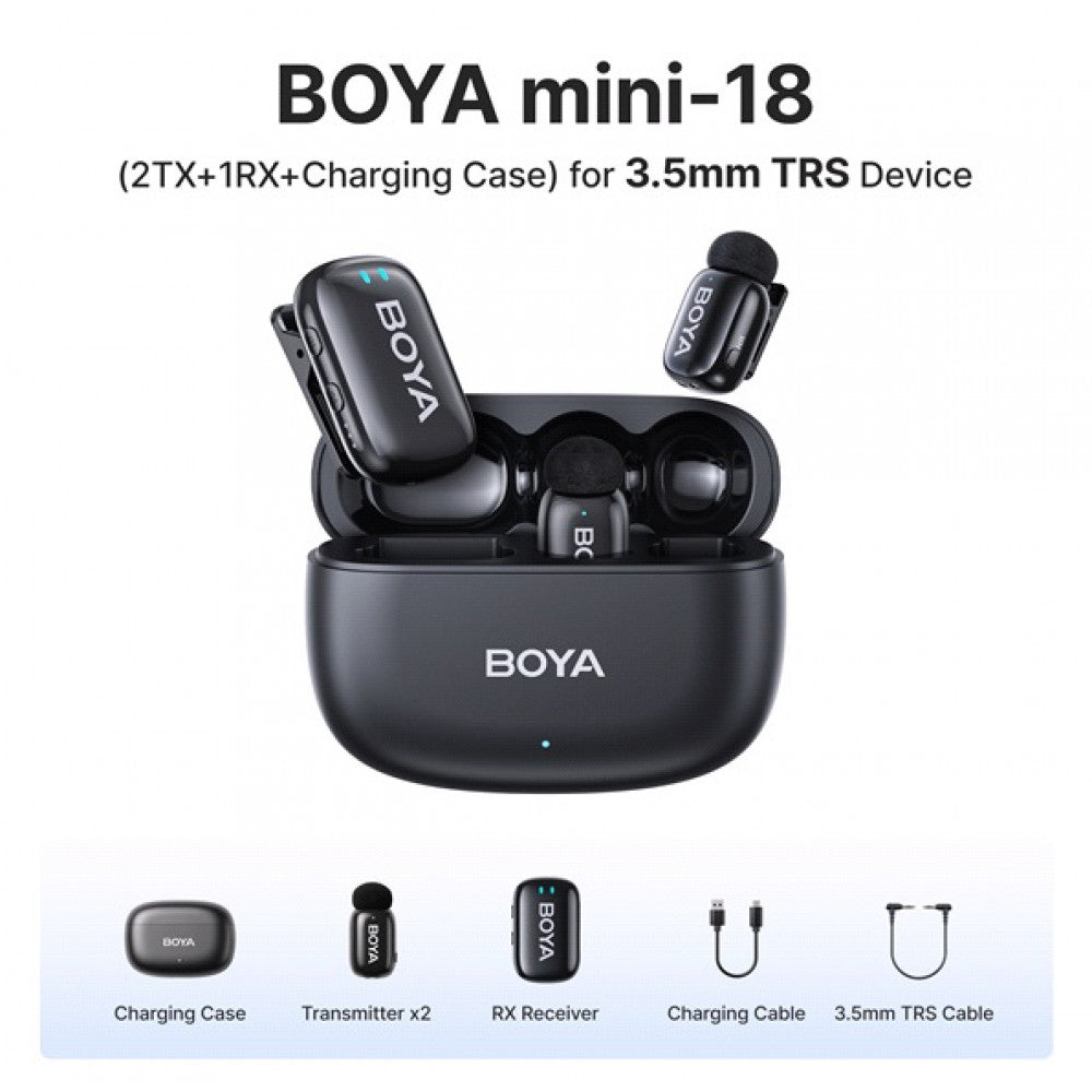 Беспроводной микрофон для телефона BOYA Mini-18