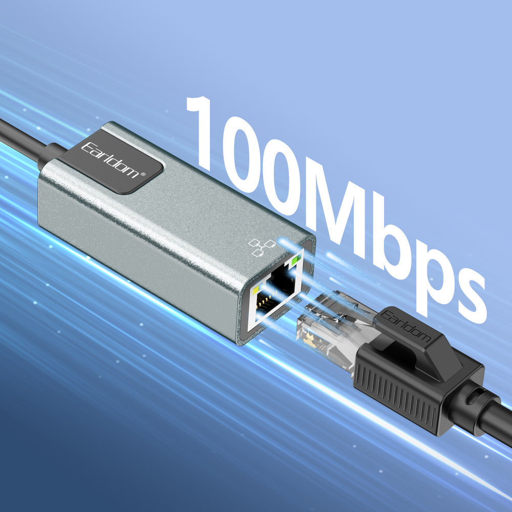 USB C Ethernet Adapter 100 gigabit — Earldom ET-NC2