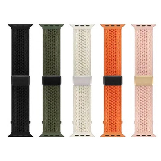 Ремінець Weaving Band Magnetic Apple Watch 42 mm 44 mm 45 mm 49 mm — Black