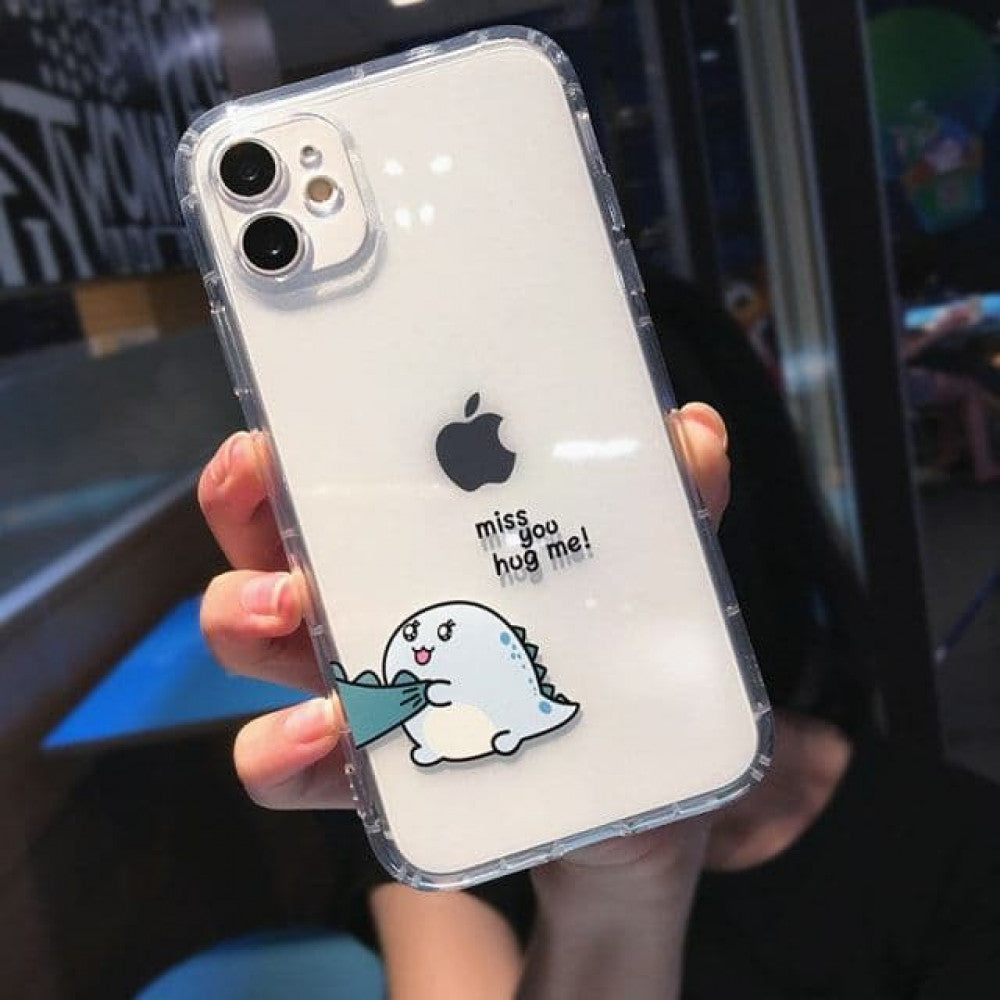 Cute Cartoon Animal Dinosaur TPU Case  iPhone 13 Pro 6.1" 