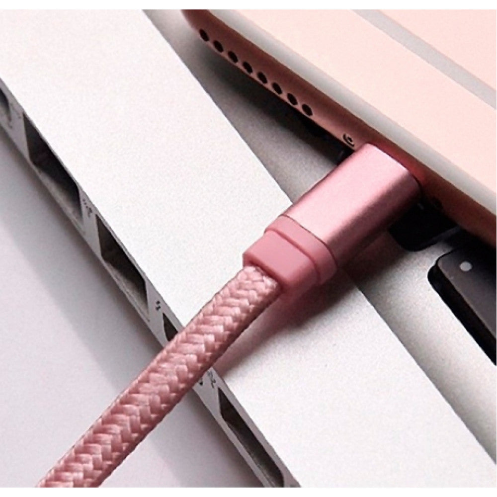 Lightning Cable 18W (1m) Yoobao YB413 — Rose Gold