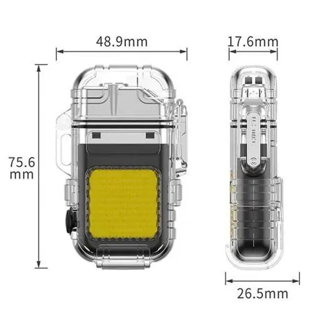 Flashlight-lighter - in a waterproof case