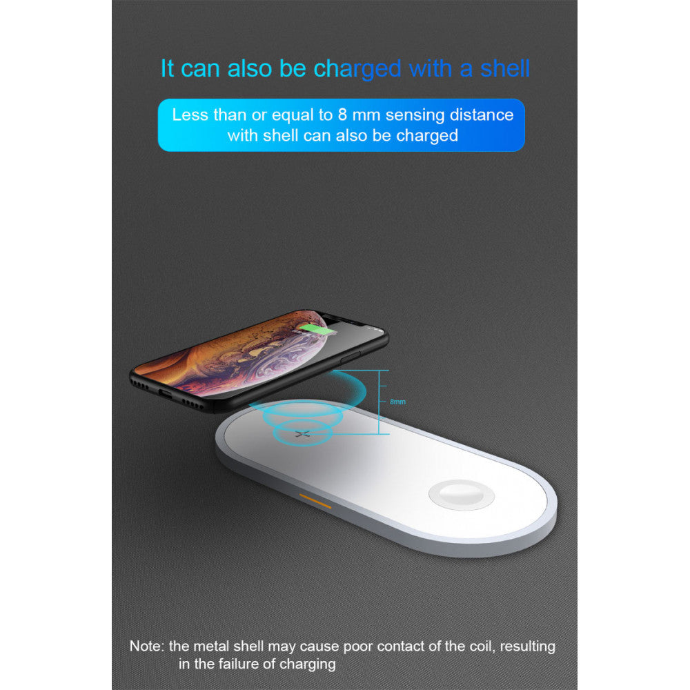 Wireless Charger 3 in 1 W40 - White