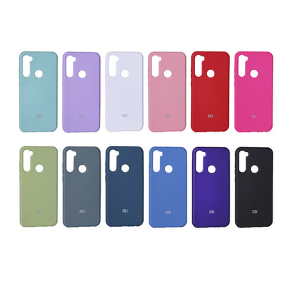 Cover Cases Original Silicone Cover Case Xiaomi Redmi Note 8 — Red