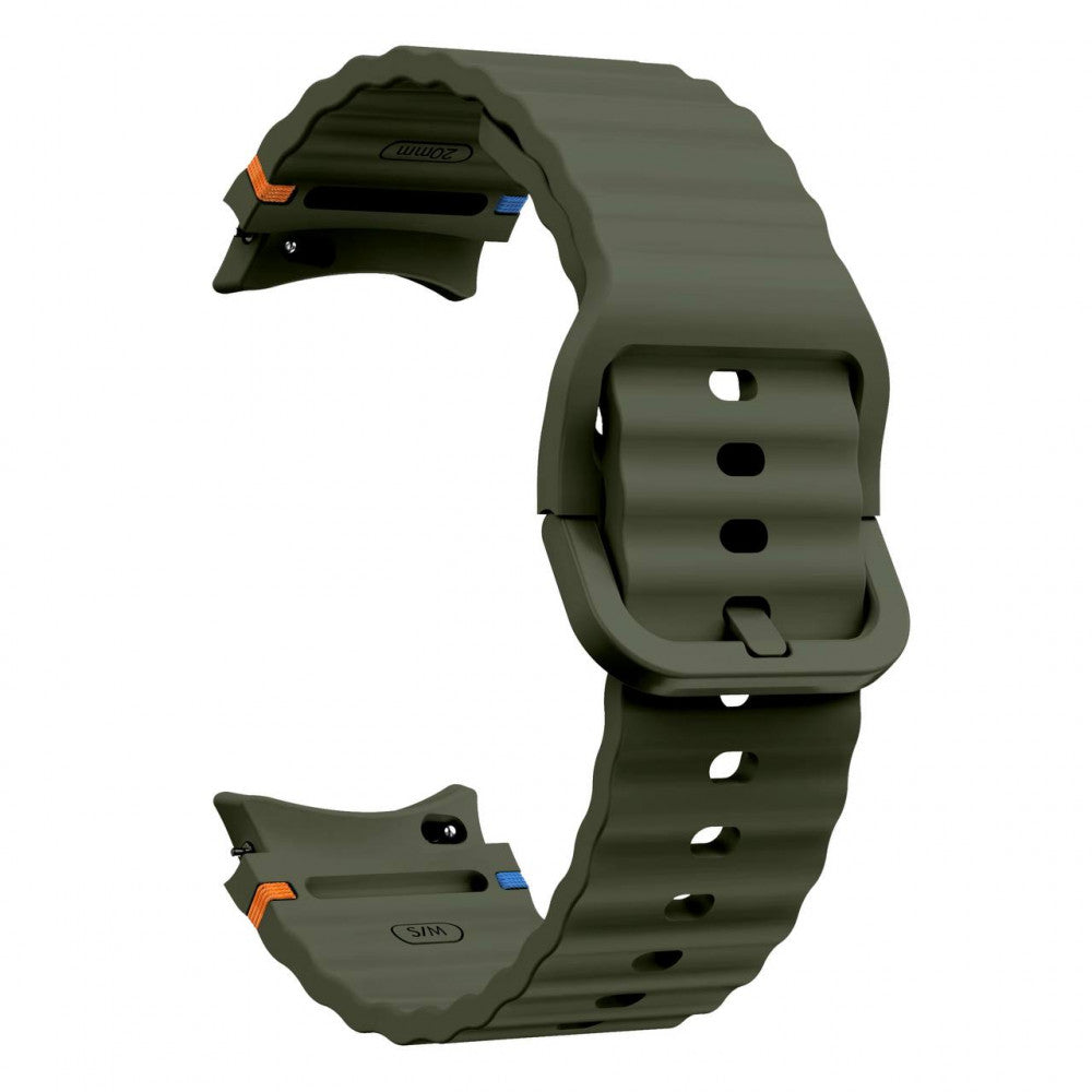 Ремешок Silicone band, силиконовый, Samsung Galaxy Watch Ultra 7/8 — Dark Green