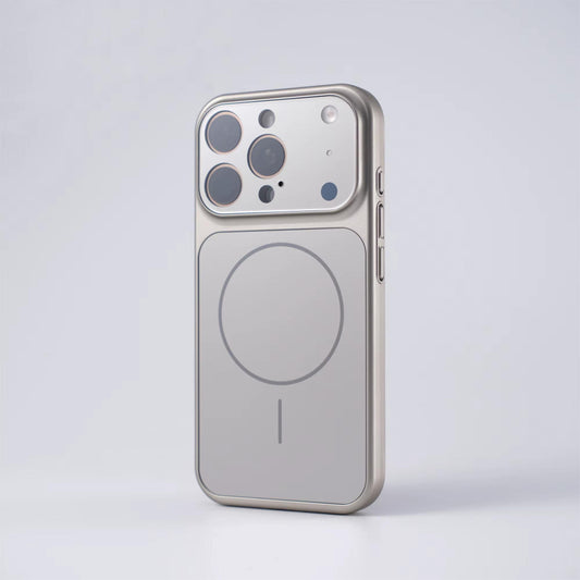 AG Glass Case With MagSafe — iPhone 15 Pro   — Titanium
