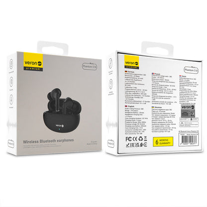 TWS Bluetooth Headset Veron S18 Phantom – Black