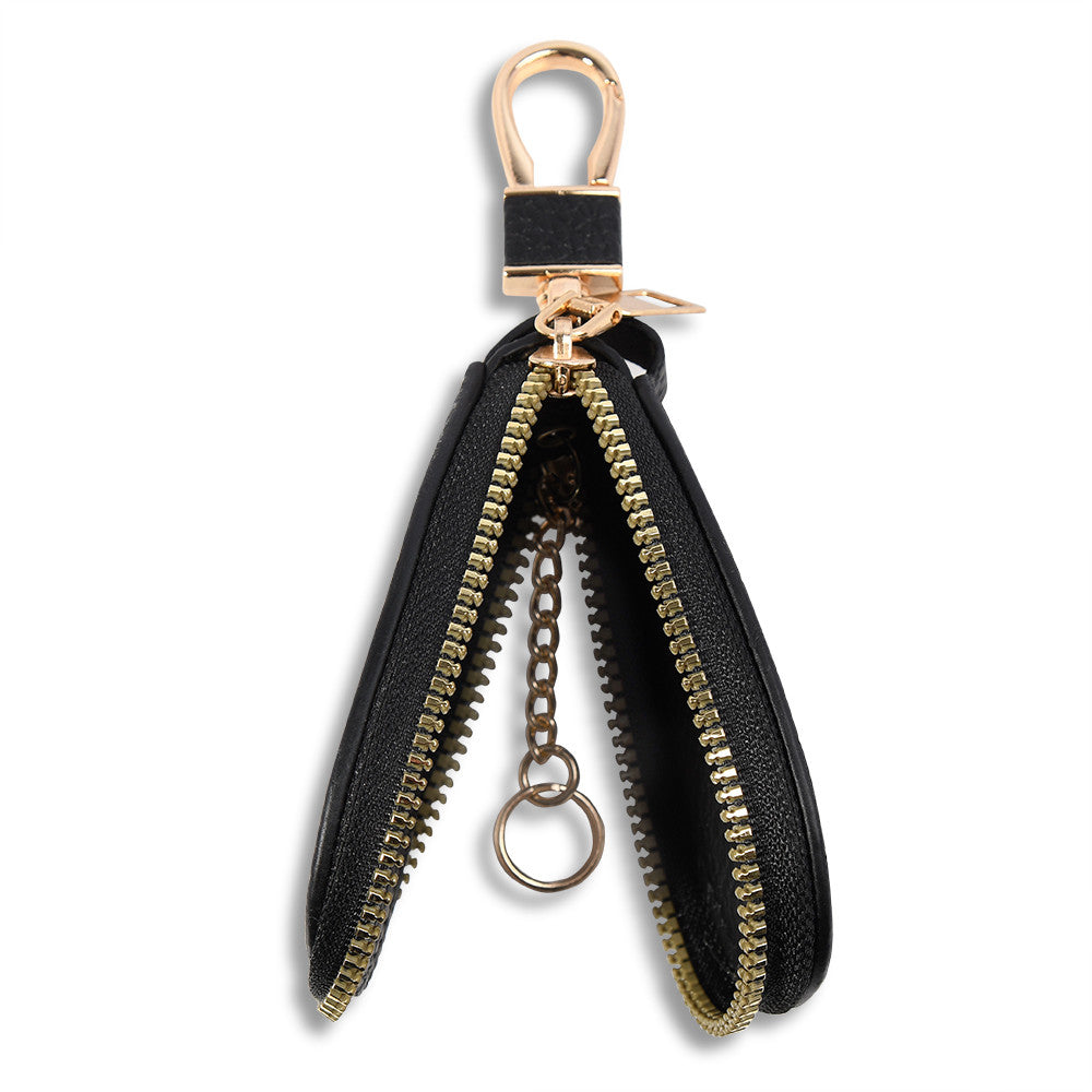Key Case Key Storage Bag Opp Oval - Black