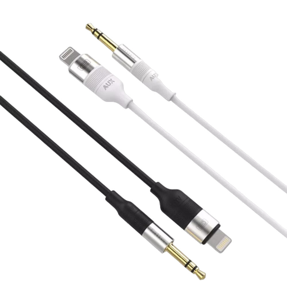 Aux to Lightning cable (1m) – Earldom ET-AUX54 – Black