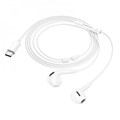 Type C headphones with microphone Borofone BM71 Light Song – Black