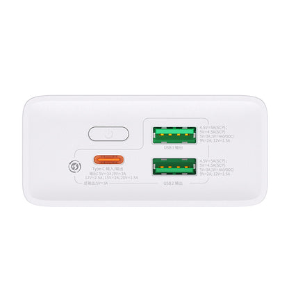 Power Bank 20000 mAh | 30W | Digital Display - Baseus (PPAD050) - PPAD050002 White