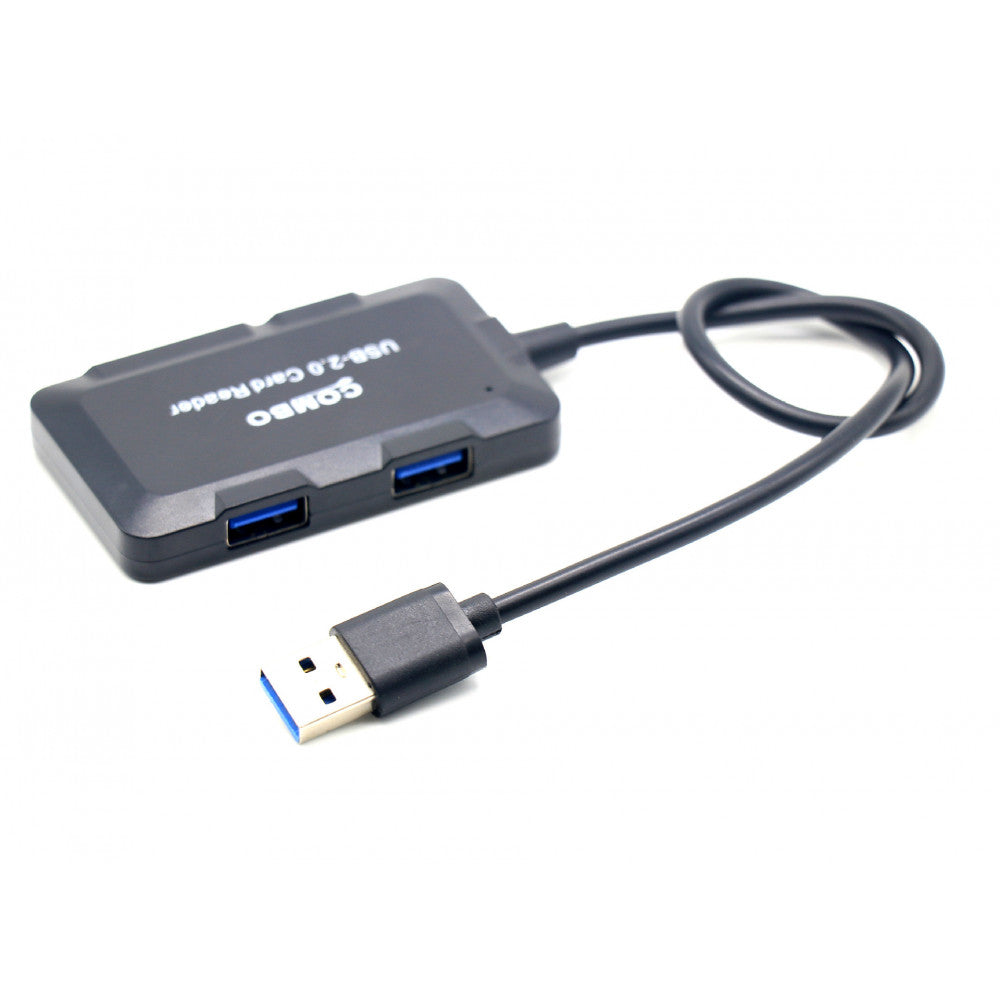 HUB USB 2 in 1 Combo Card Reader + HUB