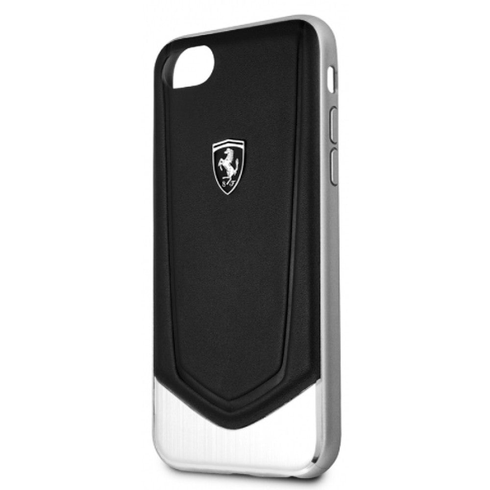 Cover Cases Ferrari Heritage Aluminum V Stripe Hard Case iPhone 7; 8 Black