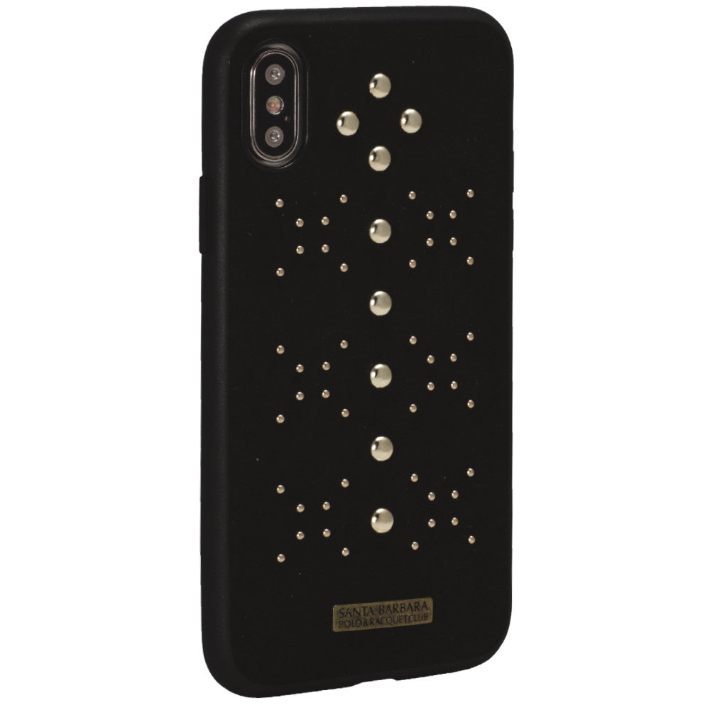 Накладка Чехлы Polo Aisha Leather Case  iPhone X ; XS — Black