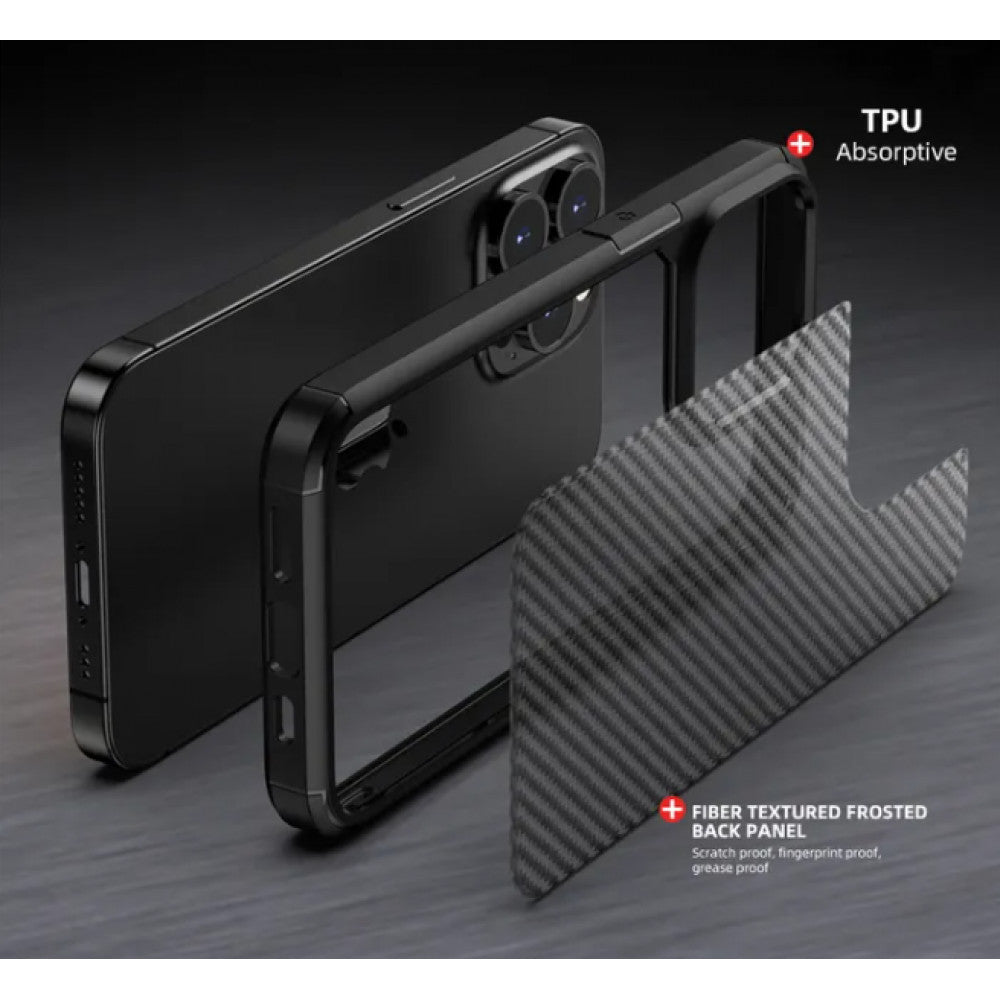 Cover Cases Ipaky Carbon Fiber Case iPhone 15