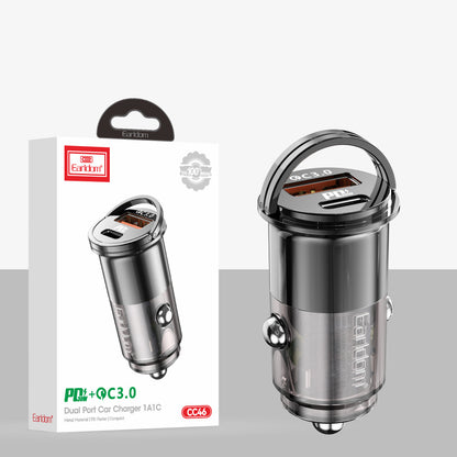 Car Charger 30W 1U 1C Earldom ES-CC46