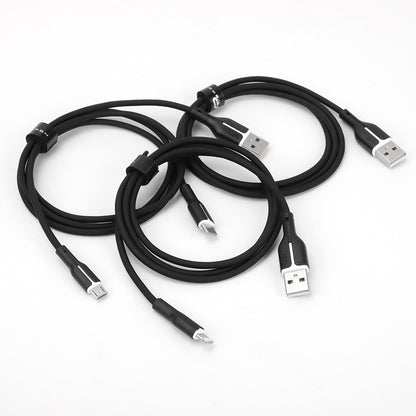 USB C cable 3A (1m) – Veron SC06 Silicon – Black