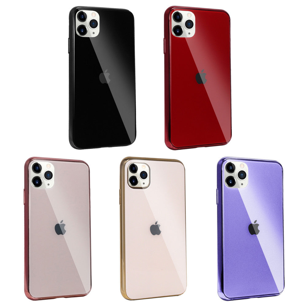Cover Cases Glass TPU Case iPhone Xs Max - 01 Black