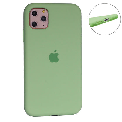 Original Silicone Case Full Size iPhone 12 ; 12 Pro 6.1" — Cactus (61)