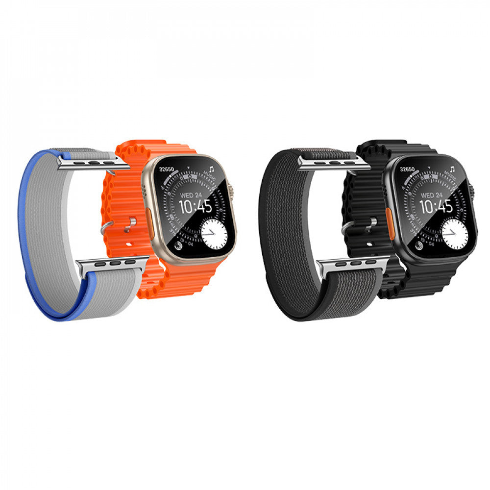 Smart Sports Watch (Call Version) Hoco Y42 Ultra  — Titanium gold