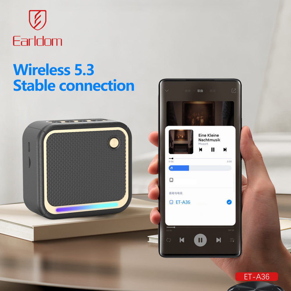 Портативна колонка Earldom ET-A36  — Milk White