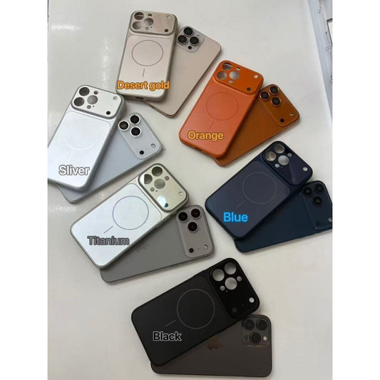 Накладка Чехлы AG Glass Case With MagSafe — iPhone 17 Pro Max — Orange