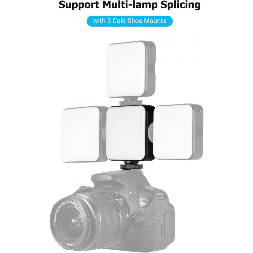 Video light lamp LED W64 6W LED 64pcs color 2500-6500K CRI 95+ Battery 2000mAh