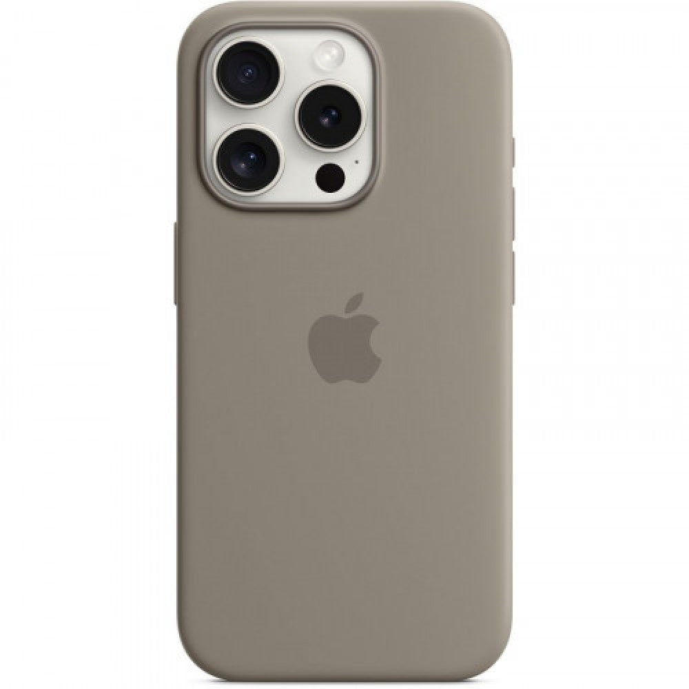 Silicone Case With Magsafe iPhone 15 Pro — Clay