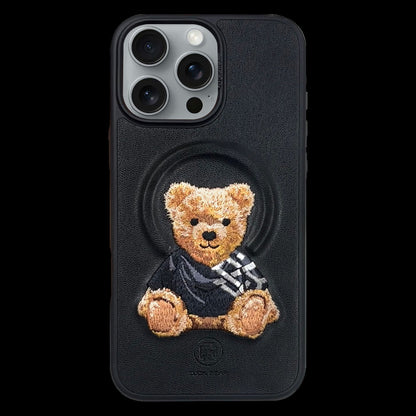 Накладка Чехлы Polo Everley Leather Case with Magsafe iPhone 16 Pro — Black