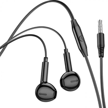 Type C headphones with microphone Borofone BM71 Light Song – Black