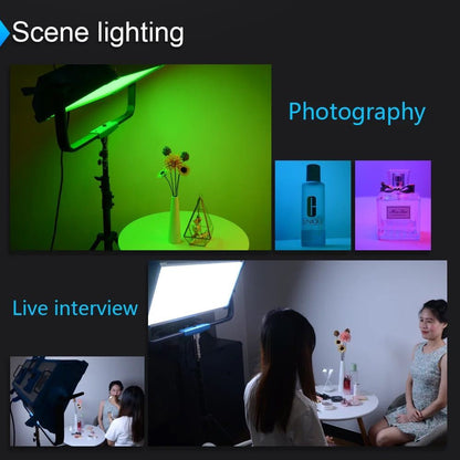 LED video light lamp Veron AI-3000Bi 300W 3200-5600K effective distance 30m