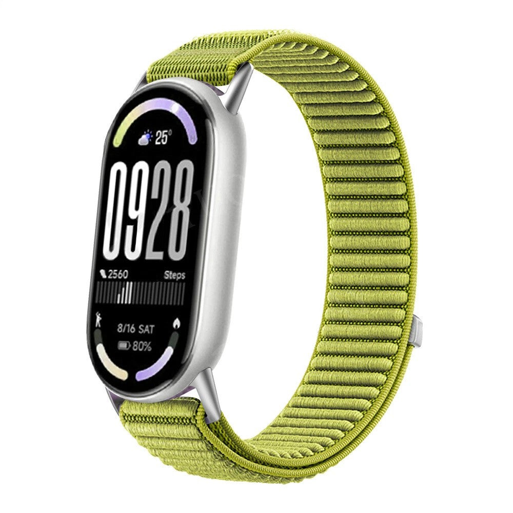 Ремінець Nylon Loop Xiaomi Mi Band 8 ; 9 ; 10 — Pralila Green