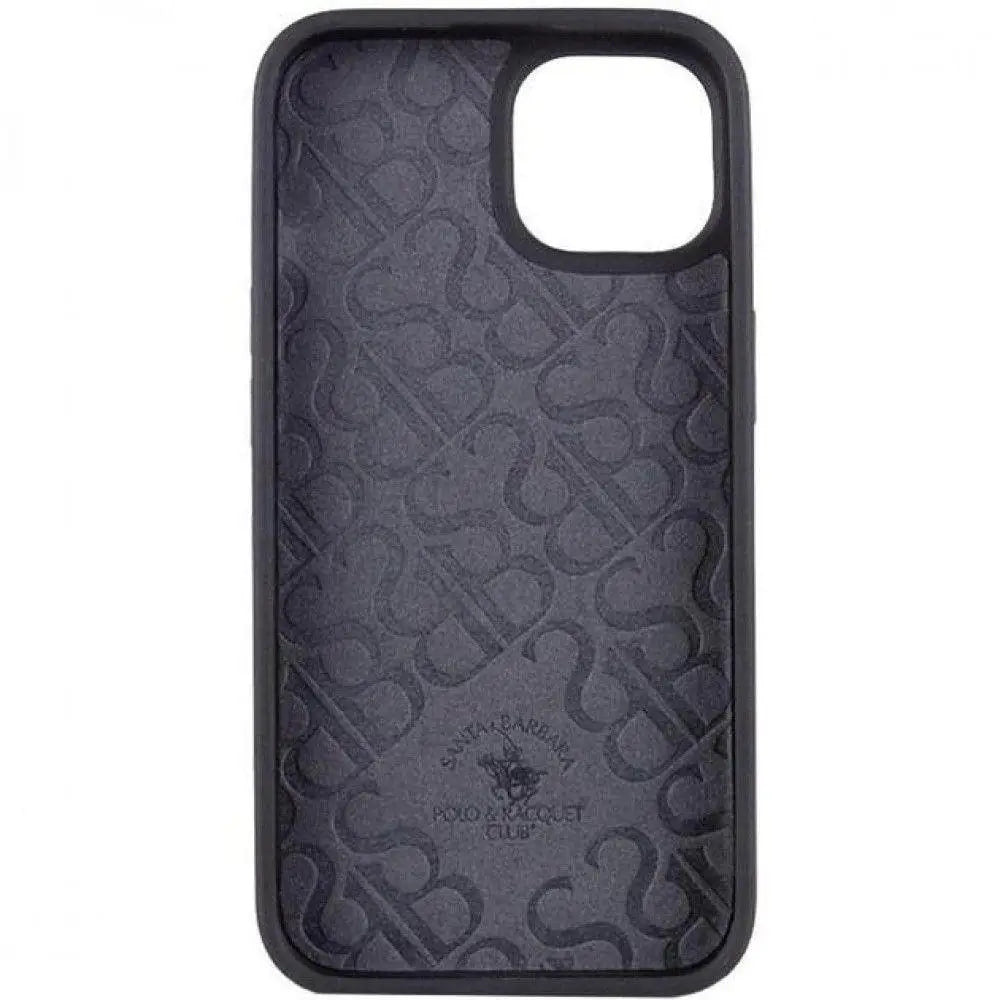 Polo Ravel Leather Case iPhone 15 Pro — Black