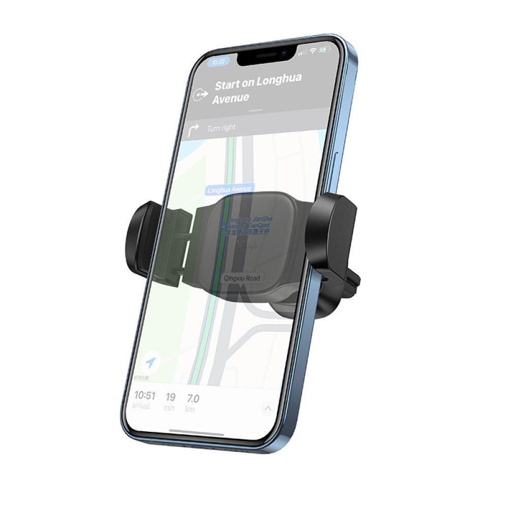 Car Holder Hoco H14 Pursue pull clip (air outlet) – black