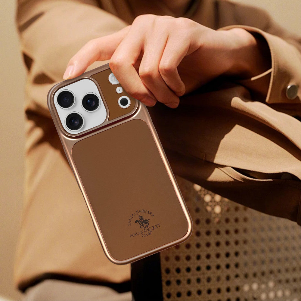 Накладка Чехлы Polo Lucas Leather Case iPhone 17 Pro — Grey