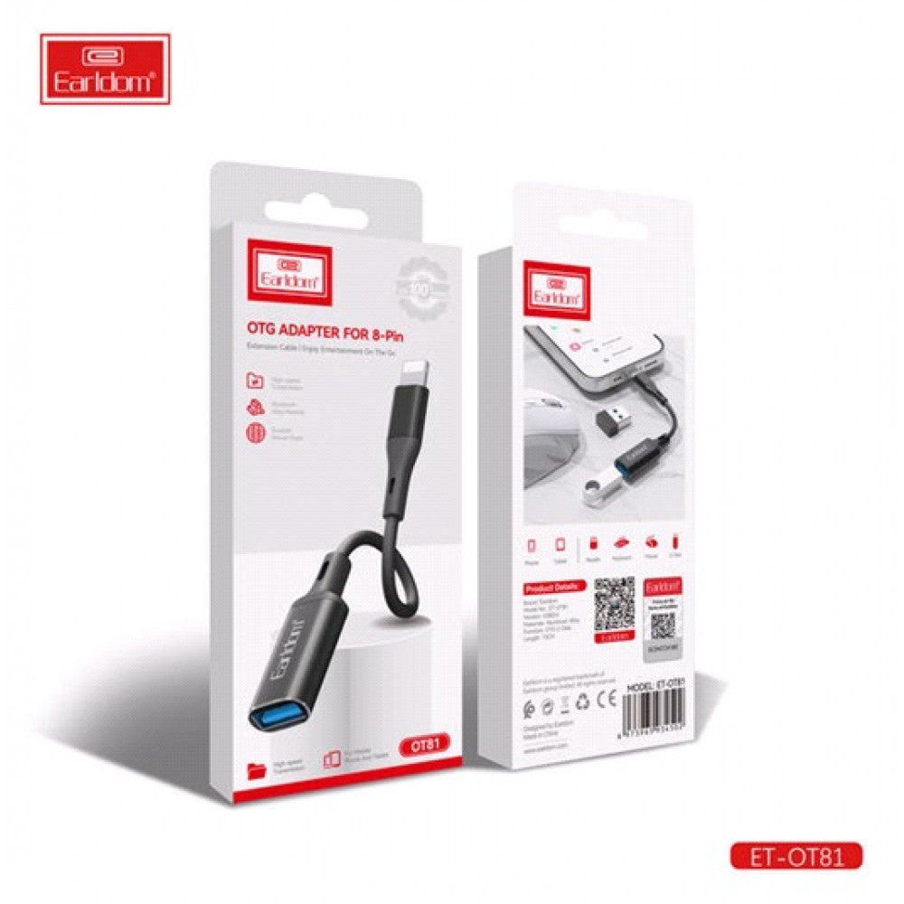 Adapter Lightning To 8-Pin — Earldom ET-OT81