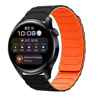 Ремінець Armor Magnetic Band Універсальний 22 mm — Black&Orange