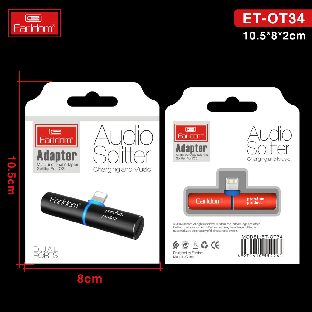 Adapter Lightning To USB C – Earldom ET-OT34