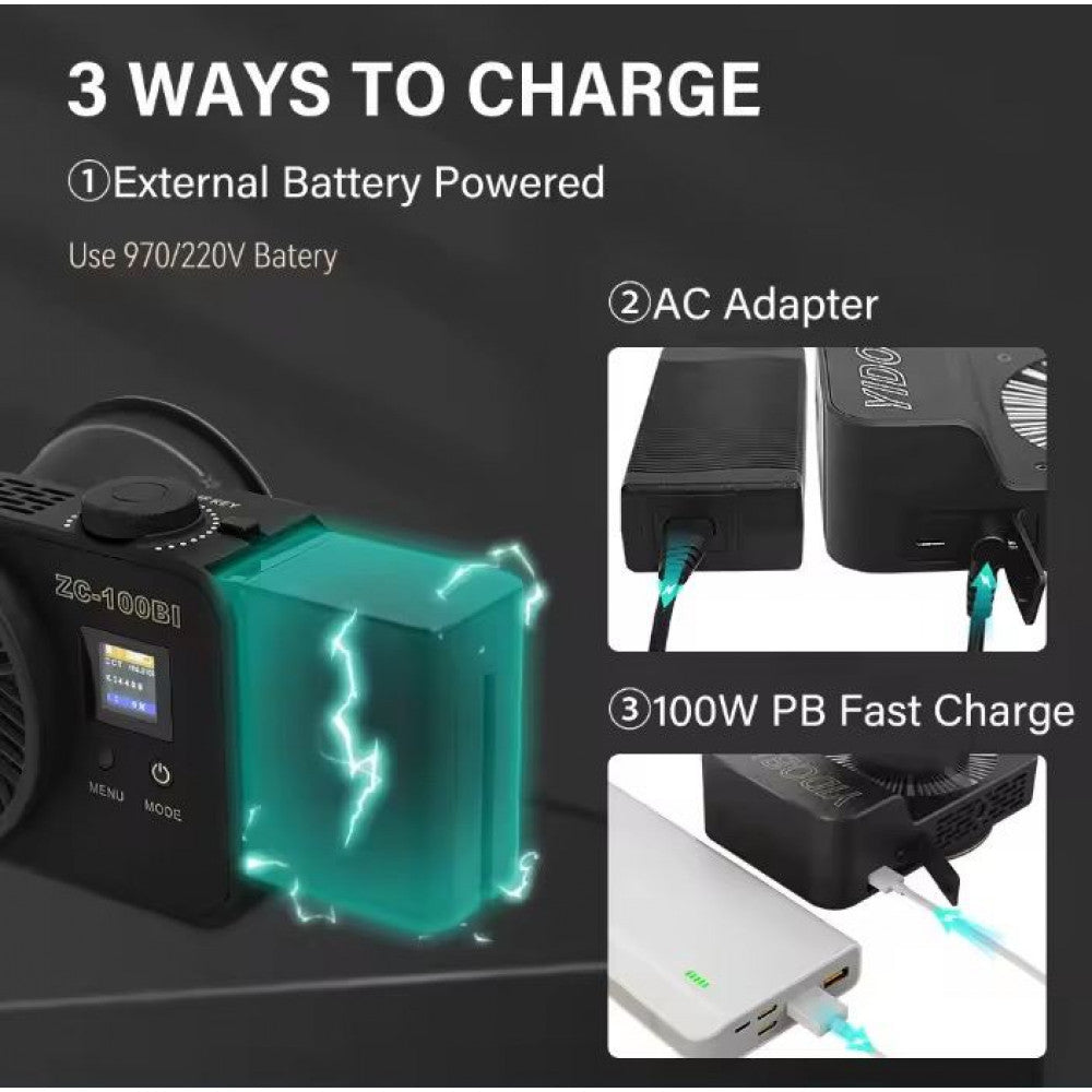 LED video light lamp Veron ZC-100Bi 100W 2700-7500K