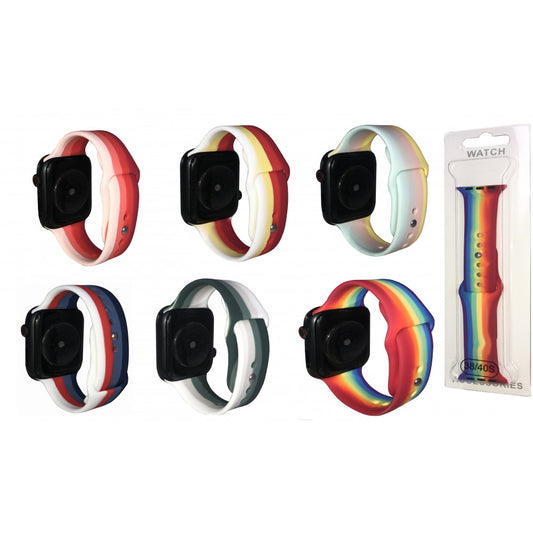 Reminets Art Design – Apple Watch 38 mm | 40 mm | 41 mm - Pink &amp; Red