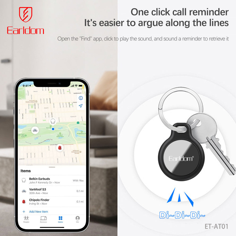 Брелок AirTag Earldom ET-AT01 GPS Tracker