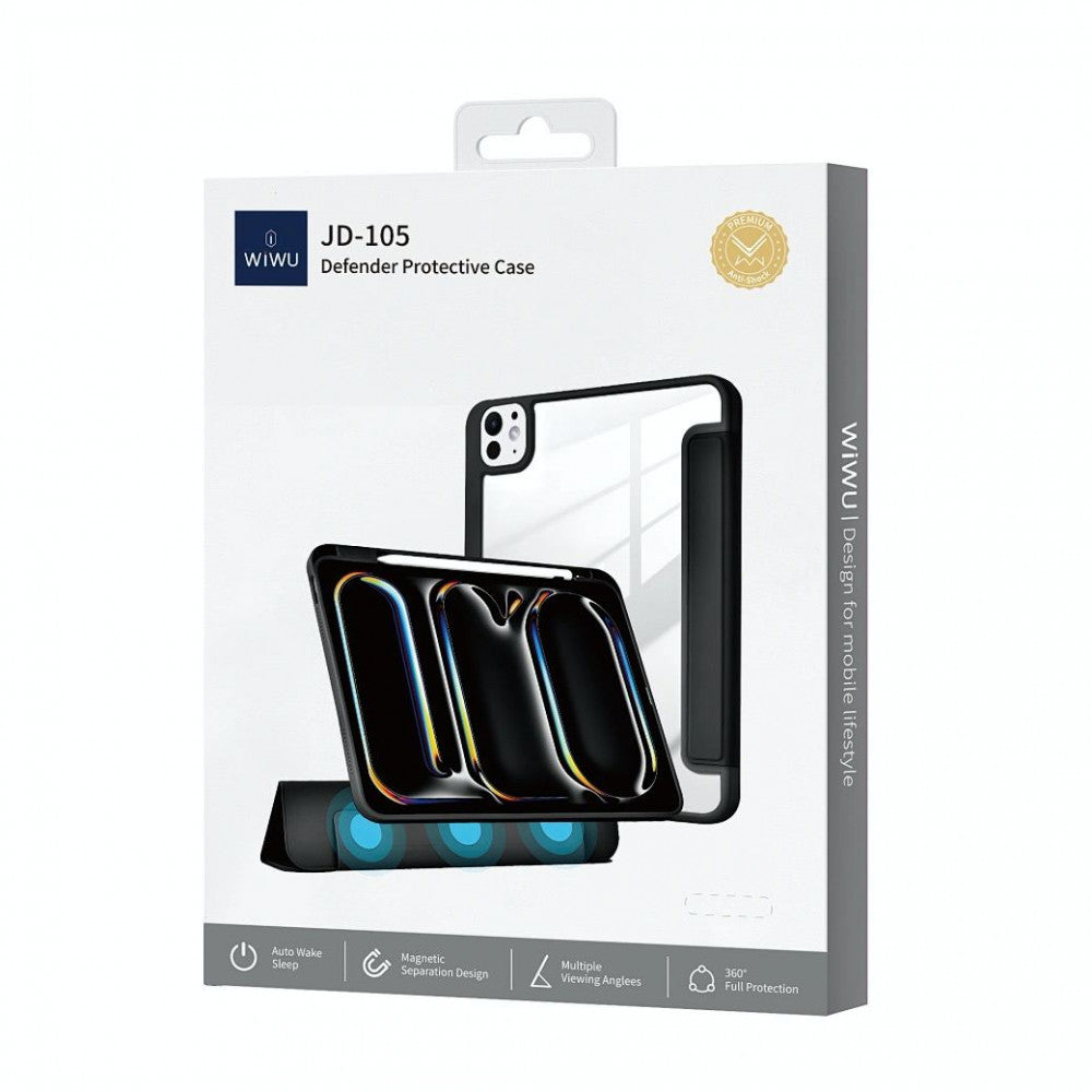 WiWU Defender Protective Case Apple iPad Pro 11'' 2024 JD105 — Black
