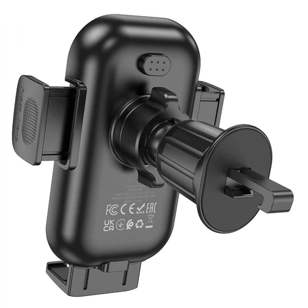 Car Holder Hoco HW4 Journey wireless fast charging (air outlet) – Black