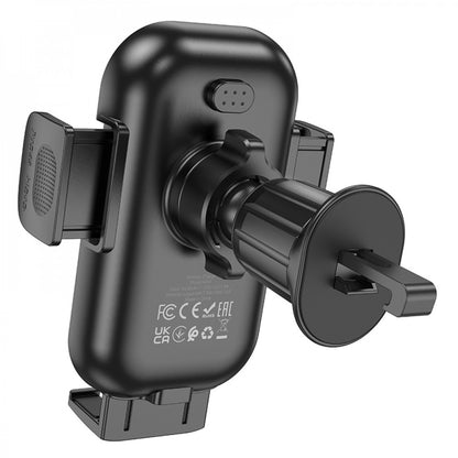 Car Holder Hoco HW4 Journey wireless fast charging (air outlet) – Black