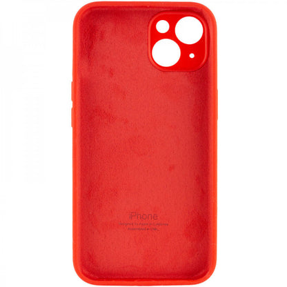 §Original Silicone Case with protective camera — iPhone 13 — Red (14)